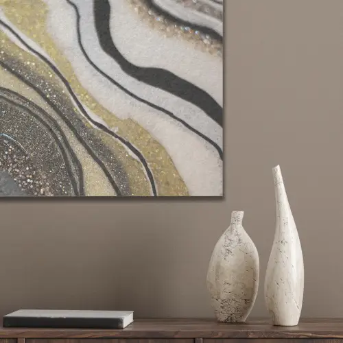 Edelsteen - Abstract - Marmer - Natuur PET vilt klein -sfeer6_closeup