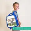 Olifant - Dier - Kinderen - Jungle Kinderrugzak - Blauw middel -sfeer3_NL