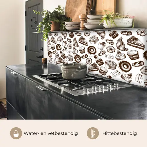 Brood - Patisserie - Vintage - Design keuken achterwand 2 middel 871 -usp_NL