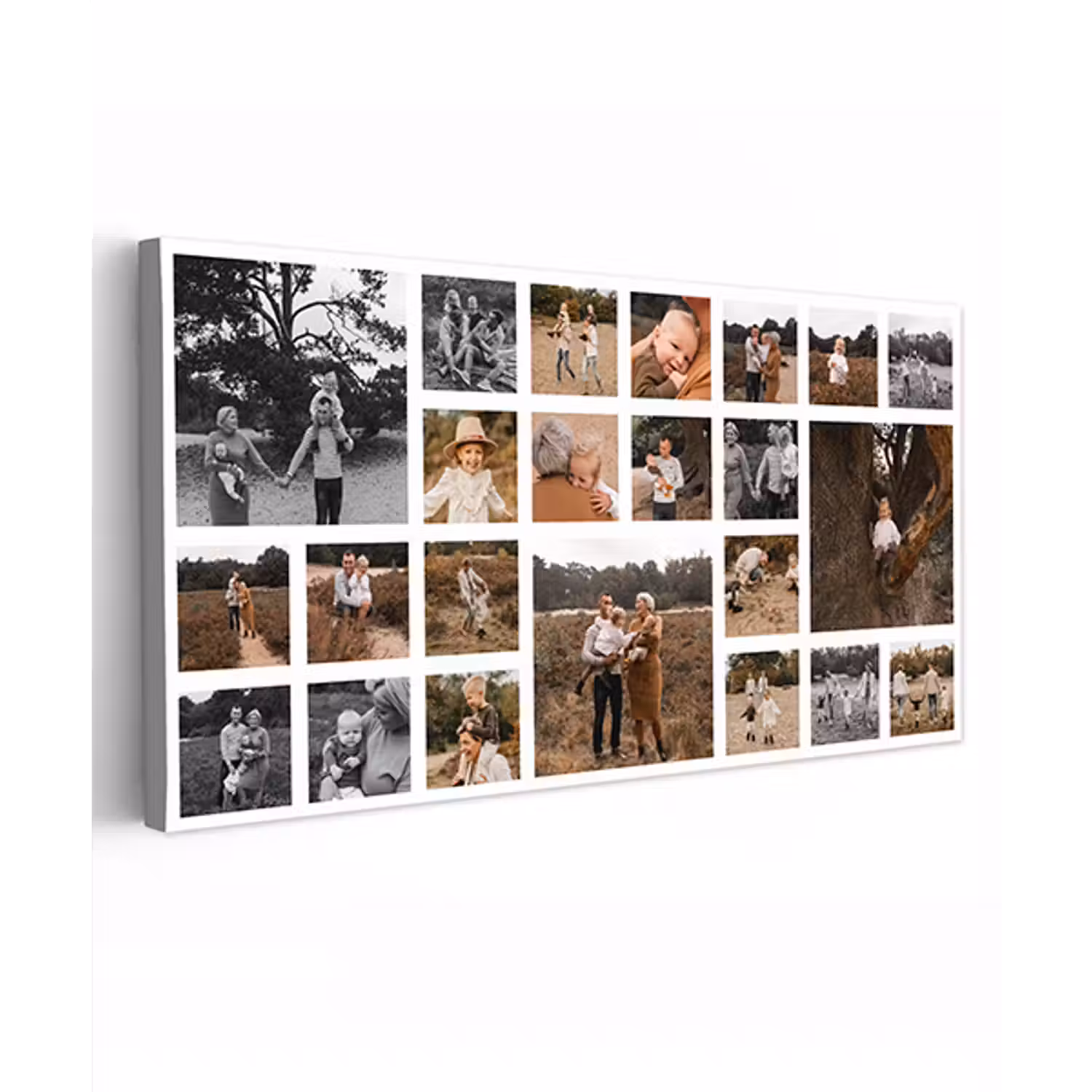 Canvas collage - Liggend - 23 foto's