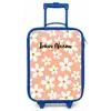 Madeliefjesmania perzik Kinderkoffer - Blauw klein -zz3dotto