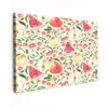 Fruit - Watermeloen - Kersen - Peer Tuinposter op houten frame 2 cm dik klein 845 -3d