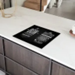 Bistro's Zwarte Bord Inductie beschermer vinyl 3mm middel -sfeer8