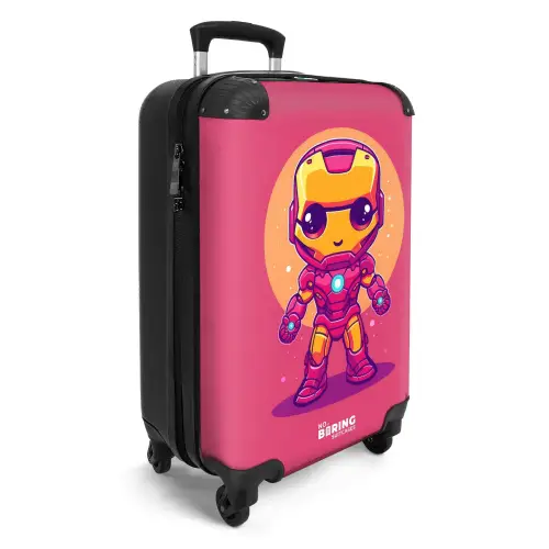 Roze ranger NBS - Handbagage koffer - Unisex middel -productfoto_3d
