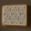 Giraf - Zebra - Motief - Bruin Light Box met batterij (Wandlamp) middel 907 -z3d_website