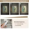 Hagedis - Blad - Nerven - Groen Light Box met kabel (Tafellamp) klein -USP_dimbaarNL