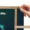 Basketbalspeler - Digitaal - Groen - Blauw Light Box met batterij (Wandlamp kind) middel -USP_websiteprintNL
