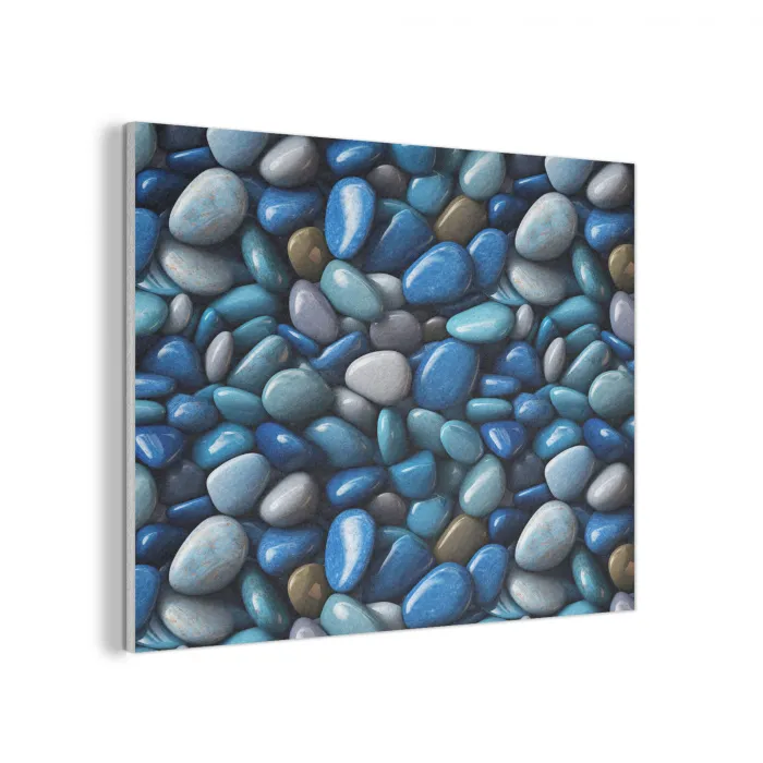 Blauwe - Oceaan - Kiezels PET vilt klein 837 -3d