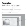 Lichtgrijs - Betonstructuur - Subtiel Muismat XXL klein 681 -sfeer5