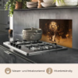 Leeuw - Geschilderd - Abstract - Goud keuken achterwand spatscherm klein -usp_DE