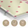 Nice - Stippen - Roze - Geel plexiglas 5mm klein -sfeer2