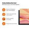 Bergen - Abstract - Zonnestralen - Roze Inductie beschermer vinyl 3mm klein -zzzzzzz-td-ups