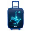 Omhaal in blauw neonvoetbal Kinderkoffer - Blauw klein -zz3dotto