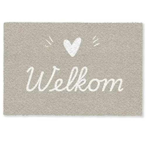 Welkom - Beige Deurmat klein -zkaufland3d