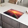 Windmolen - Zonsondergang - Landschap Inductie beschermer vinyl 3mm klein -sfeer8