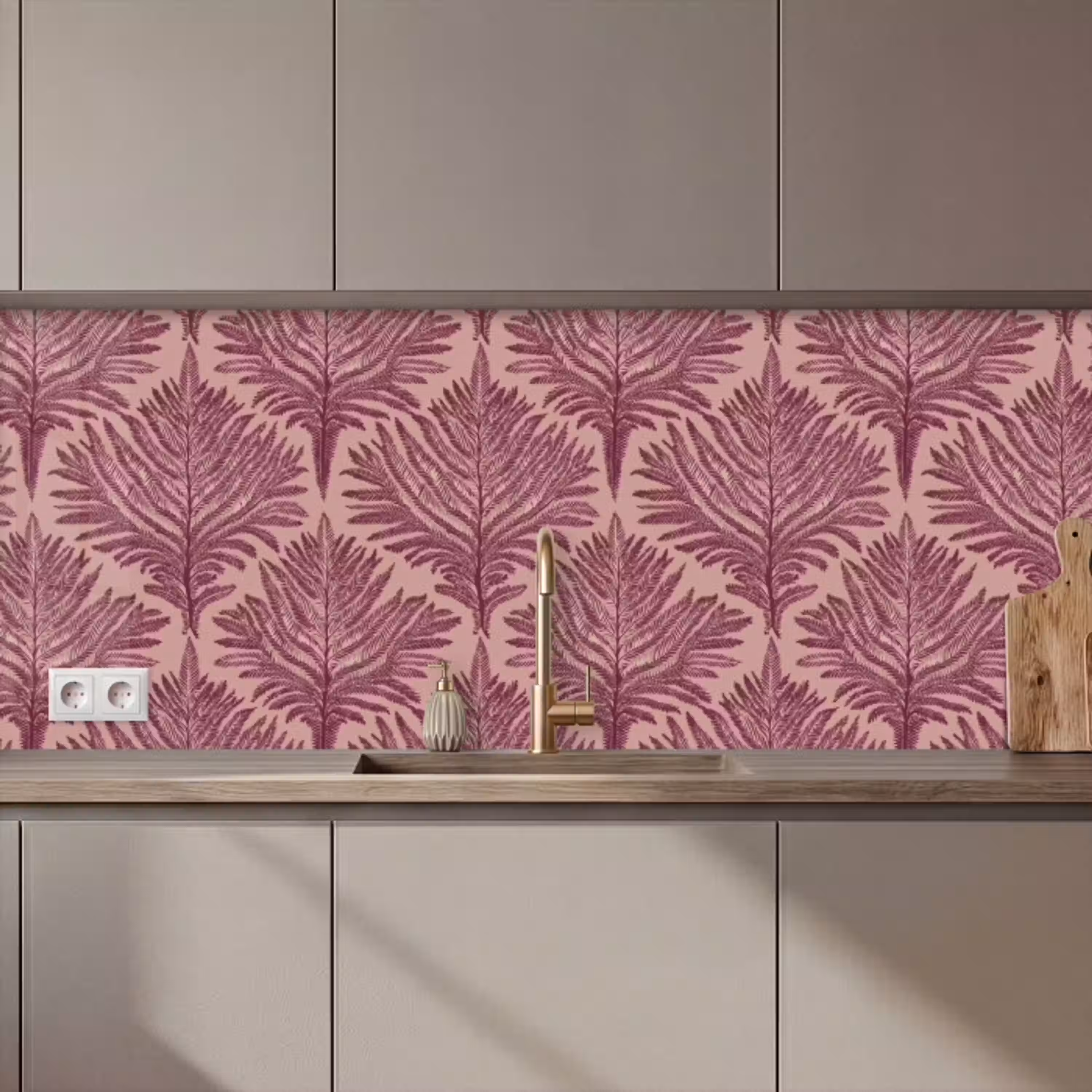 Varen - Patroon - Paars keuken achterwand 2 middel 871 zz_3dshopping