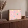 Hart - Snoep - Pastel - Tekst Light Box met batterij (Wandlamp) middel -sfeer2