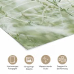 Grassen - Minimalistisch - Groen poster papier klein -tcloseup_DE