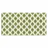 Patroon - Retro - Groen Muismat XXL klein 681 -3d_leeg