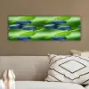 Bosbessen - Paars - Bladeren - Groen canvas 2cm klein 828 -sfeer3