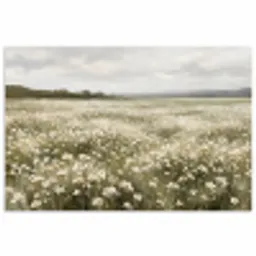 Illustratie - Landschap - Wit poster papier klein -3d
