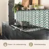 Retro - Modern - Groen keuken achterwand 2 middel 871 -usp_NL