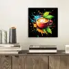 Koffie - Graffiti - Drinken - Abstract aluminium wit klein -sfeer1