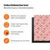 Roze - Retro - Patroon - Geblokt Inductie beschermer vinyl 3mm klein 276 -zzzzzzz-td-ups