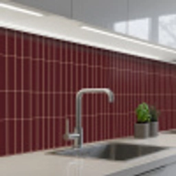 Lijnen - Patroon - Bordeaux keuken achterwand 2 middel 871 -3d_schuin