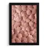 Schelpen - Patroon - Roze fotolijst zwart zonder passe partout klein -3d