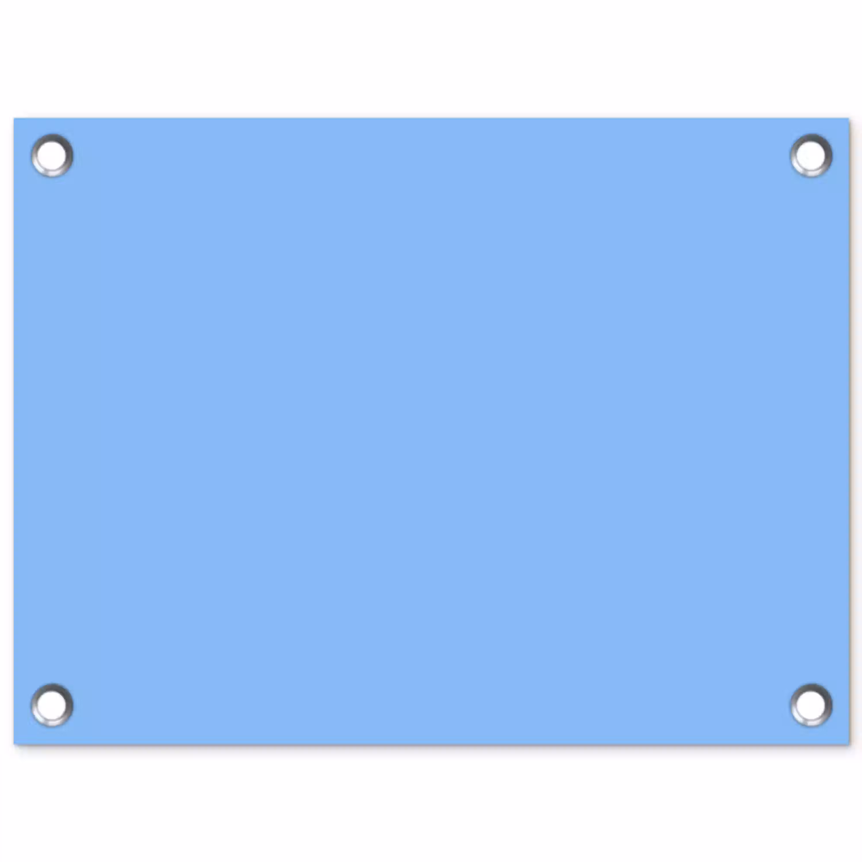 Sky - Glow - Blauw tuinposter los doek klein 239 -3d