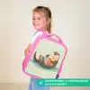 Otter - Strandbal - Kleurrijk Kinderrugzak - Roze middel -sfeer3_DE