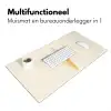 Softijs - Hoorntje - Wit Muismat XXL klein -sfeer4