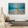 Duikbril - Eend - Water canvas 2cm klein -sfeer6