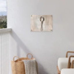 Lepel - Verf - Zilver tuinposter los doek klein -sfeer8
