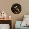 De luizenjacht - Schilderij van Gerard ter Borch Wandcirkel kunststof plaat 5mm dik klein -tsfeer1_kind