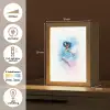 Elf - Blauw - Magie - Roze Light Box met kabel klein -USP_NL