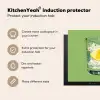 Glas - Citroen - Ijsblokjes - Groen Inductie beschermer vinyl 3mm middel -vsfeer2_ENG