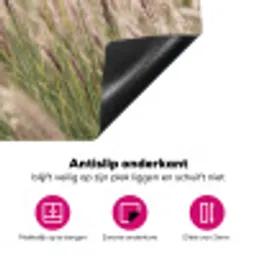 Gras - Close up - Groen Inductie beschermer vinyl 3mm klein -wsfeer4_website