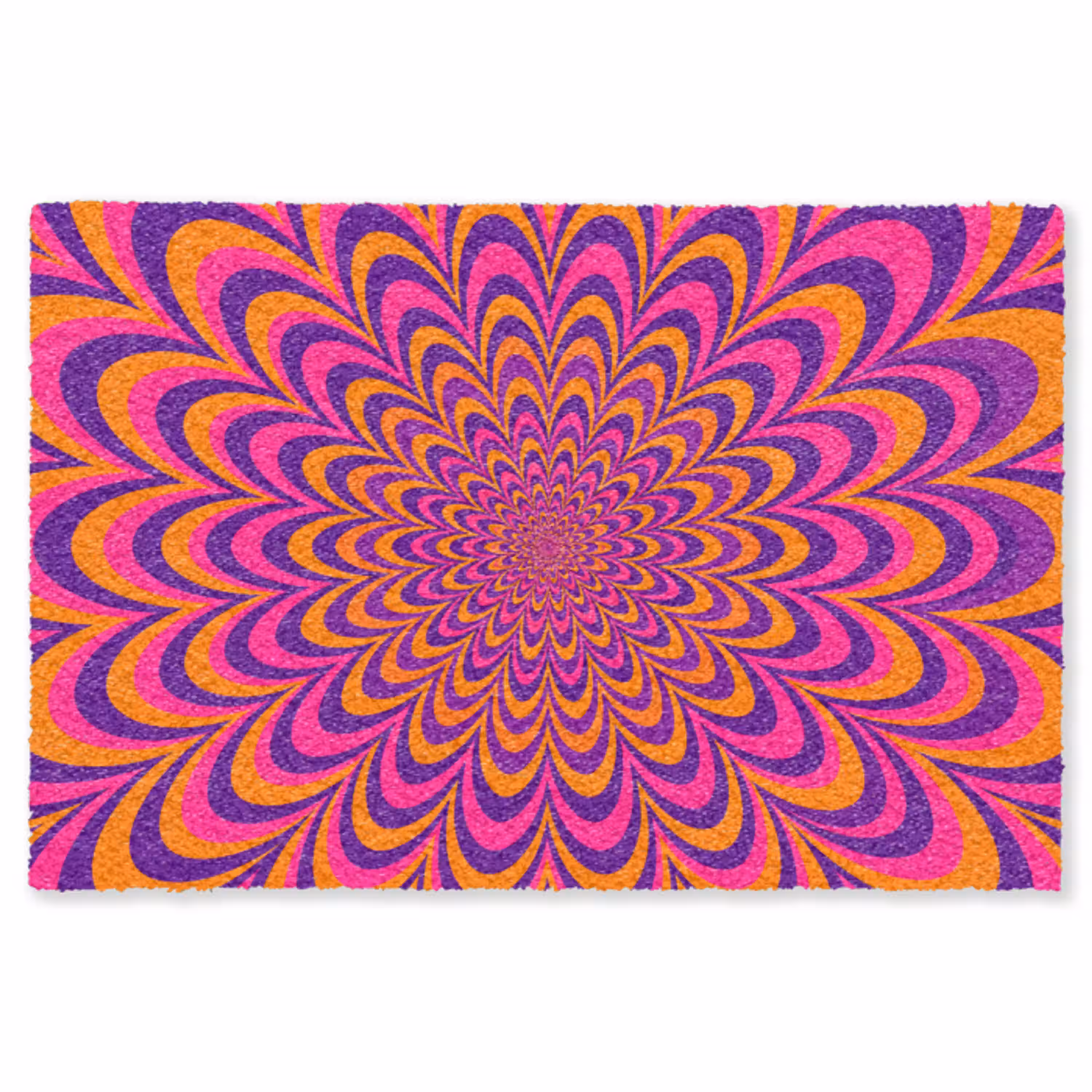 Patroon - Optisch - Kleurrijk Vloerkleed Rechthoek klein -3d