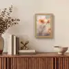 Bloemen - Pastel - Kunst - Klaprozen - Watercolor Light Box met kabel (Tafellamp) klein -sfeer2