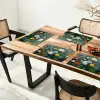 Close-up - Veld - Bloemen - Kleurrijk Placemat vinyl groot -zzsfeer4_Kitchenyeah-website