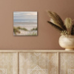 Zandstrand - Bewolkt - Duinen aluminium wit klein -sfeer4