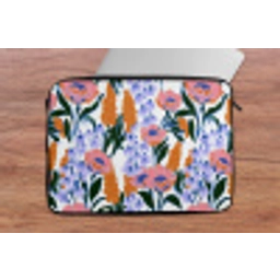 Patroon - Aquarel - Kleurrijk laptophoes neopreen klein 279 -tafel