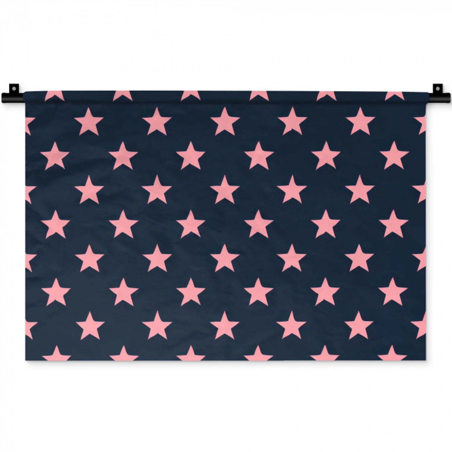 Patroon - Sterren - Roze Wandkleed katoen klein 269 -zz3d