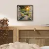 Doorkijk - Bloemen - Natuur - Zon - Pad plexiglas 5mm klein -sfeer4
