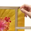Geel - Hibiscus - Tropisch Light Box met batterij (Wandlamp) middel -USP_websiteprintNL