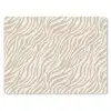 Zebra - Patroon - Beige muismat rubber klein 262 -3d