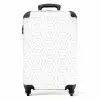 Grafisch - Patroon - Modern NBS - Handbagage koffer - Kinderen Unisex middel 644 -productfoto_recht