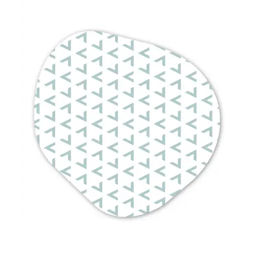 Geometrie - Patronen - Abstract Wandcirkel Organisch Forex 3mm klein 629 -3d